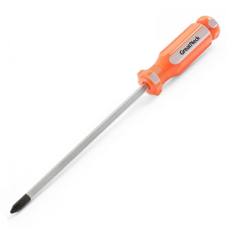 Great Neck No. 2 x 6 Inch Phillips Square Shank Screwdriver 73123